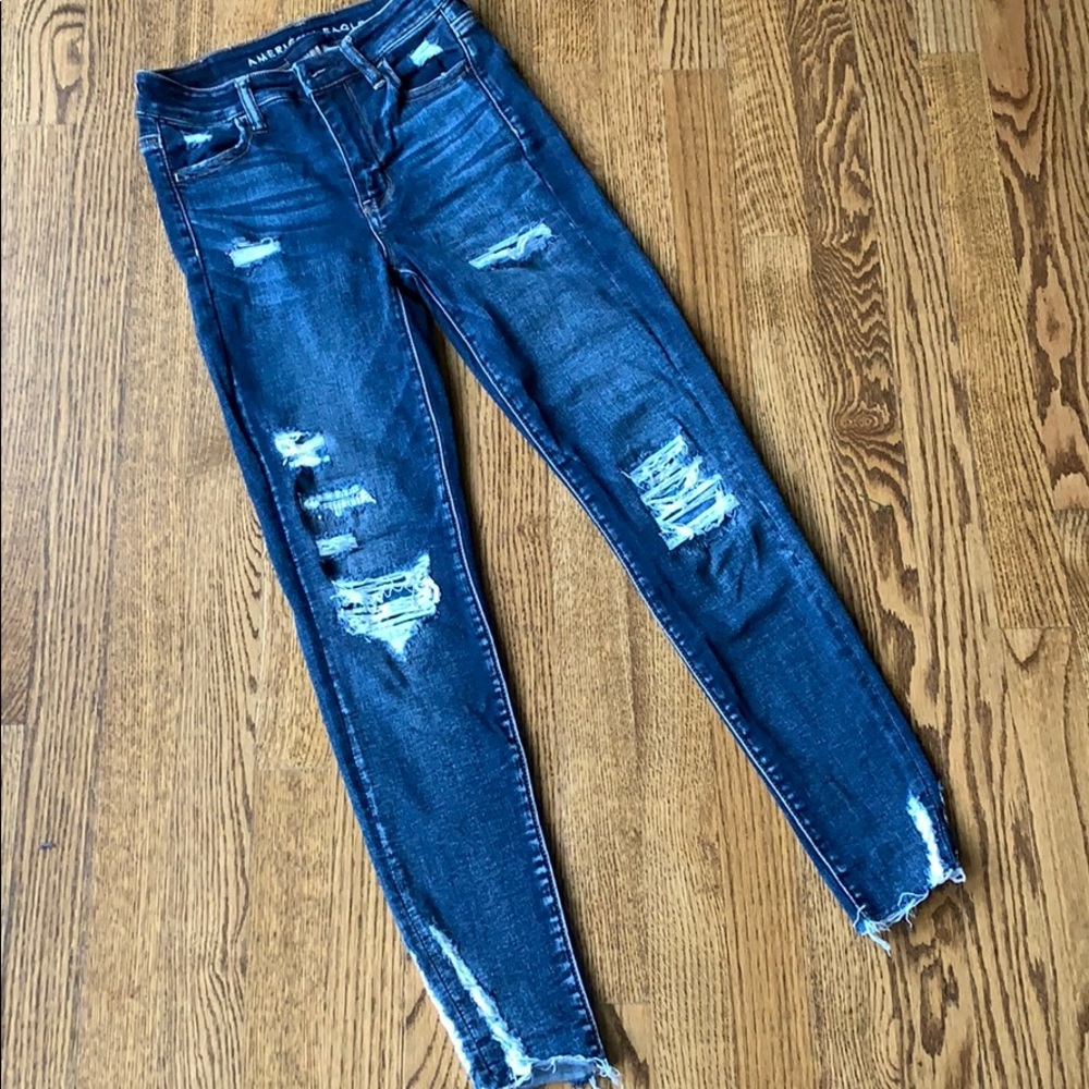 American Eagle super high rise jeggings
